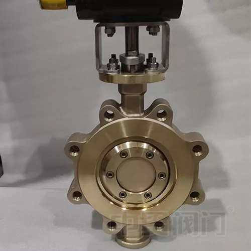 C95800 Marine Üçlü Offset Lug Kəpənək klapanı