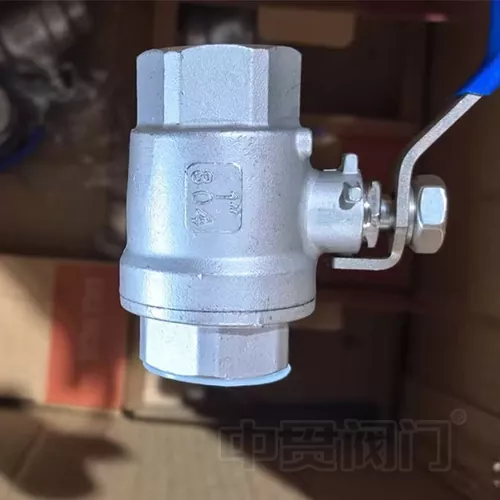 Əl ilə 2pcs yivli son top klapan