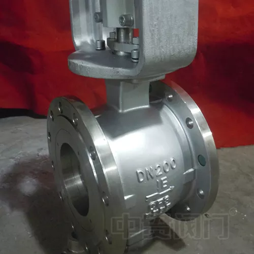 Paslanmayan polad v-port topu klapan